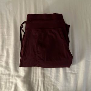 BURGUNDY LULU DANCE STUDIO JOGGERS